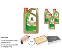 Febi Controllo Set 8L castrol edge Titanio FST 5W-30 Ll per Audi di Tt 8J3