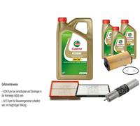 FEBI Controllo set 8L Castrol EDGE Titanio FST 5W-30 LL per BMW 5er E34