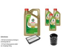 Febi Controllo Set 8L castrol edge Titanio FST 5W-30 Ll per di Hyundai Tucson