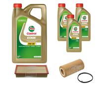 FEBI Controllo Set 8L Castrol EDGE Titanium FST 5W-30 LL Per Audi TT 8J3 2.0