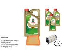 FEBI Controllo Set 8L Castrol EDGE Titanium FST 5W-30 LL Per Bentley