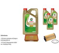 FEBI Controllo Set 8L Castrol EDGE Titanium FST 5W-30 LL Per BMW 8er E31