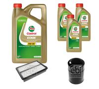 FEBI Controllo Set 8L Castrol EDGE Titanium FST 5W-30 LL Per Hyundai Tucson