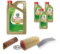 FEBI Controllo Set 8L Castrol EDGE Titanium FST 5W-30 LL Per Mercedes-Benz
