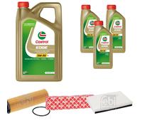 FEBI Controllo Set 8L Castrol EDGE Titanium FST 5W-30 LL Per Mercedes-Benz