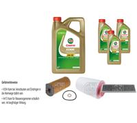 FEBI Controllo Set 8L Castrol EDGE Titanium FST 5W-30 LL Per MINI Mini