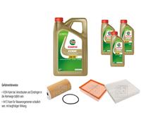 FEBI Controllo Set 8L Castrol EDGE Titanium FST 5W-30 LL Per Nissan NP300