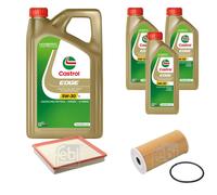 FEBI Controllo Set 8L Castrol EDGE Titanium FST 5W-30 LL Per Opel Vivaro