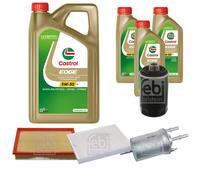 FEBI Controllo Set 8L Castrol EDGE Titanium FST 5W-30 LL Per VW Multivan VI
