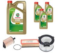 FEBI Controllo Set 8L Castrol EDGE Titanium FST 5W-30 LL Per VW Transporter