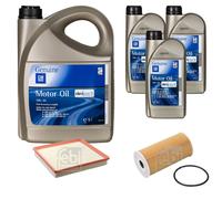 FEBI Controllo Set 8L GM 5W-30 DEXOS2 Longlife Per Opel Vivaro Kasten F7 2.0