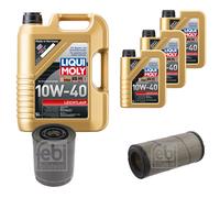 FEBI Controllo Set 8L LIQUI MOLY 10W-40 Leichtlauf Per Iveco Daily III