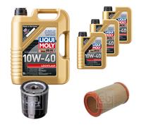 FEBI Controllo Set 8L LIQUI MOLY 10W-40 Leichtlauf Per Lancia Kappa Coupe