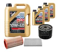 FEBI Controllo Set 8L LIQUI MOLY 10W-40 Leichtlauf Per Lancia Lybra SW 839BX