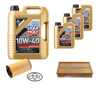 FEBI Controllo Set 8L LIQUI MOLY 10W-40 Leichtlauf Per Mercedes E-Klasse