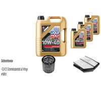 FEBI Controllo Set 8L LIQUI MOLY 10W-40 Leichtlauf Per Suzuki Grand Vitara