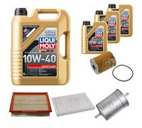 FEBI Controllo Set 8L LIQUI MOLY 10W-40 Leichtlauf Per VW Golf III 1H1 2.8