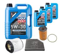 Febi Controllo Set 8L Liqui Moly 5W-30 da Molto Tempo Alto Tech. per Audi Q5