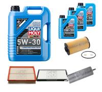 Febi Controllo Set 8L Liqui Moly 5W-30 da Molto Tempo Alto Tech per BMW 5er