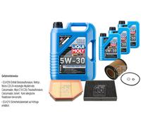 Febi Controllo Set 8L Liqui Moly 5W-30 da Molto Tempo High-Tech per Bwm 4