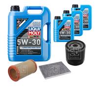 Febi Controllo Set 8L Liqui Moly 5W-30 da Molto Tempo High-Tech per Lancia