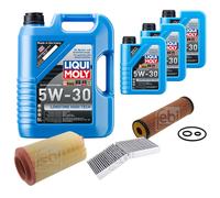 Febi Controllo Set 8L Liqui Moly 5W-30 da Molto Tempo High-Tech per Mercedes SLK