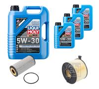 FEBI Controllo Set 8L LIQUI MOLY 5W-30 Longtime High Tech Per Audi A4 Avant
