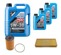 FEBI Controllo Set 8L LIQUI MOLY 5W-30 Longtime High Tech Per Audi Q7 4LB
