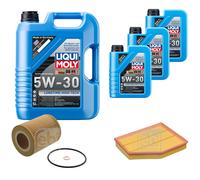 FEBI Controllo Set 8L LIQUI MOLY 5W-30 Longtime High Tech Per BMW 5 Serie E60