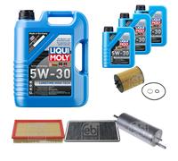 FEBI Controllo Set 8L LIQUI MOLY 5W-30 Longtime High Tech Per BMW X5 E53