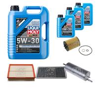 FEBI Controllo Set 8L LIQUI MOLY 5W-30 Longtime High Tech Per BMW X5 E53