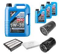 FEBI Controllo Set 8L LIQUI MOLY 5W-30 Longtime High Tech Per Hyundai Santa