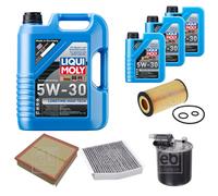 FEBI Controllo Set 8L LIQUI MOLY 5W-30 Longtime High Tech Per Mercedes B