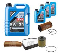 FEBI Controllo Set 8L LIQUI MOLY 5W-30 Longtime High Tech Per Mercedes E