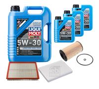 FEBI Controllo set 8L LIQUI MOLY 5W-30 Longtime High-Tech per Opel Zafira A