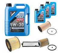 FEBI Controllo Set 8L LIQUI MOLY 5W-30 Longtime High Tech Per Saab 9-3 YS3D