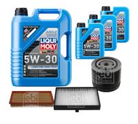 FEBI Controllo Set 8L LIQUI MOLY 5W-30 Longtime High Tech Per Volvo V70 I