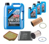 FEBI Controllo Set 8L LIQUI MOLY 5W-30 Longtime High Tech Per Volvo V70 II