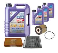 Febi Controllo Set 8L Liqui Moly 5W-40 Bassa Visciosità Alto Tech. per Volvo V70