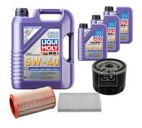 FEBI Controllo Set 8L LIQUI MOLY 5W-40 Leichtlauf High Tech Per Alfa Romeo