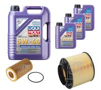 FEBI Controllo Set 8L LIQUI MOLY 5W-40 Leichtlauf High Tech Per Audi A5