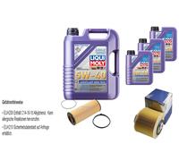 FEBI Controllo Set 8L LIQUI MOLY 5W-40 Leichtlauf High Tech Per Audi A6 4F2