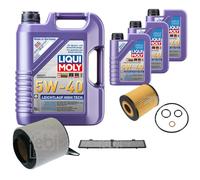 FEBI Controllo Set 8L LIQUI MOLY 5W-40 Leichtlauf High Tech Per BMW 1Er E81