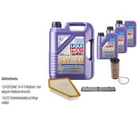 FEBI Controllo Set 8L LIQUI MOLY 5W-40 Leichtlauf High Tech Per BMW 3er E90