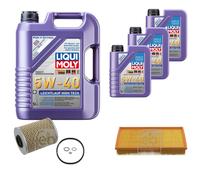 FEBI Controllo Set 8L LIQUI MOLY 5W-40 Leichtlauf High Tech Per BMW 5 Serie E34