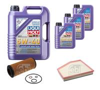 FEBI Controllo Set 8L LIQUI MOLY 5W-40 Leichtlauf High Tech Per BMW 5er