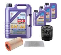 FEBI Controllo Set 8L LIQUI MOLY 5W-40 Leichtlauf High Tech Per Citroën
