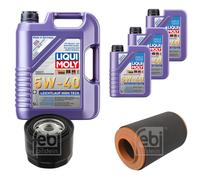 FEBI Controllo Set 8L LIQUI MOLY 5W-40 Leichtlauf High Tech Per Fiat Ducato