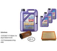 FEBI Controllo set 8L LIQUI MOLY 5W-40 Leichtlauf High-Tech per Mercedes