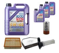 FEBI Controllo Set 8L LIQUI MOLY 5W-40 Leichtlauf High Tech Per Mercedes C